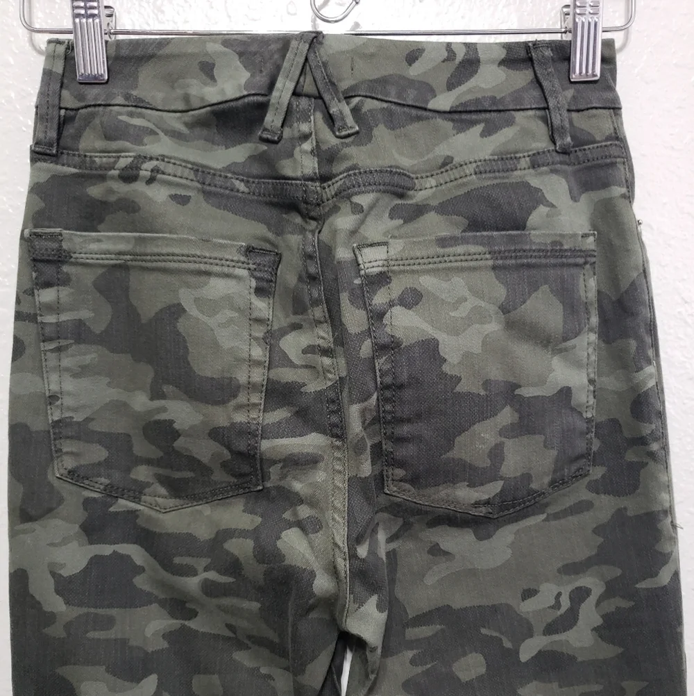 GOOD American Good Waist Camo Skinny Jeans High Rise Size, 6/28